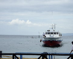 ロンボク島へのスピードボート